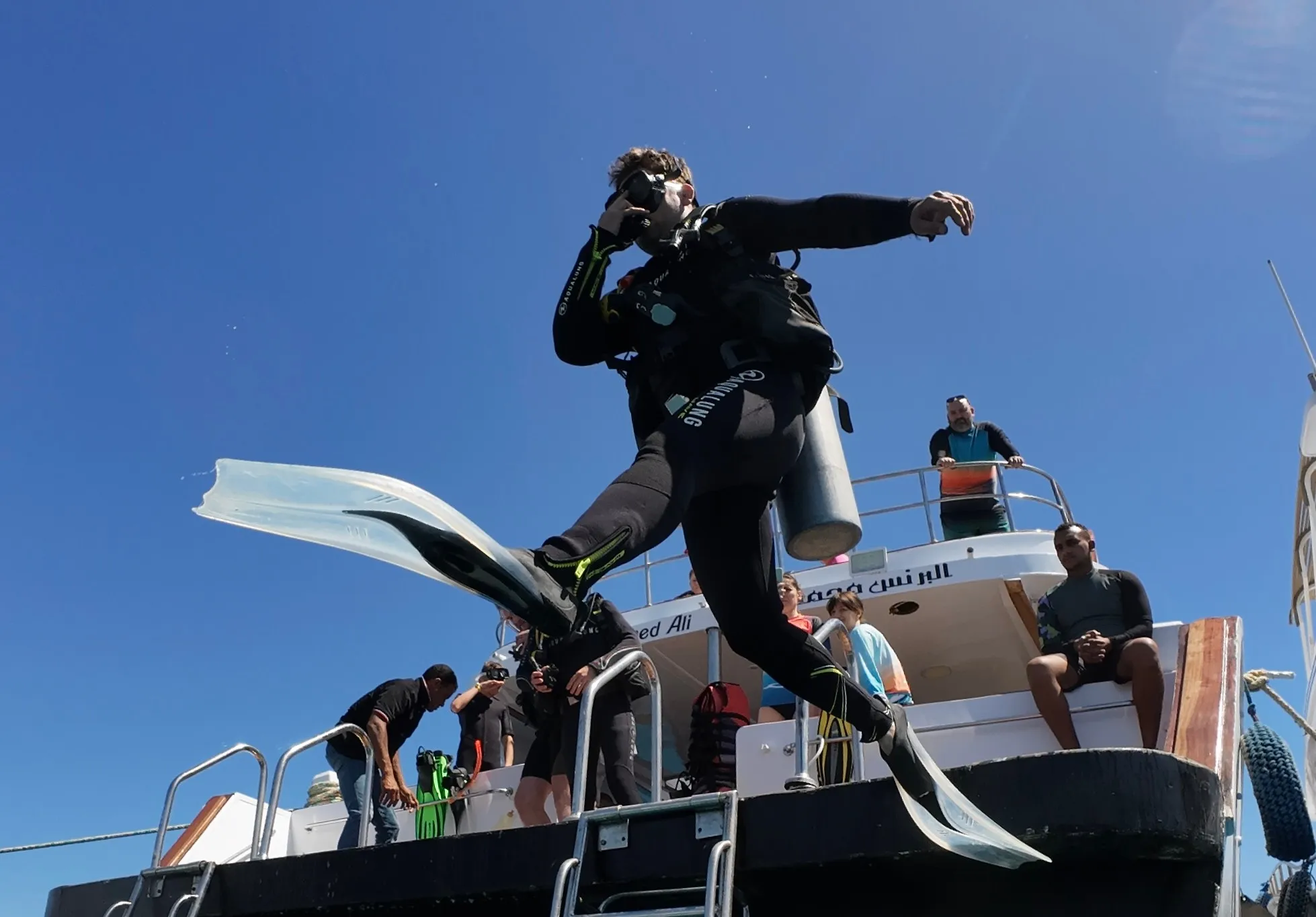On the boat 1