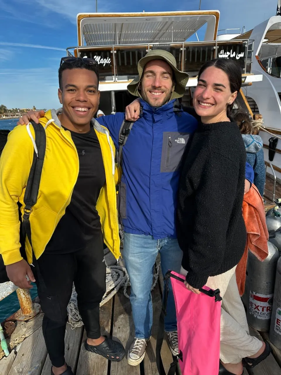 On the boat 8